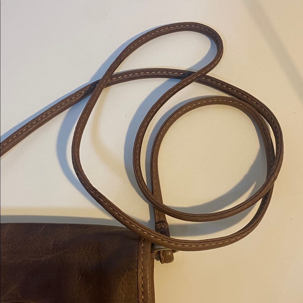 Fossil Brown Leather Crossbody Bag - Picture 5 of 7